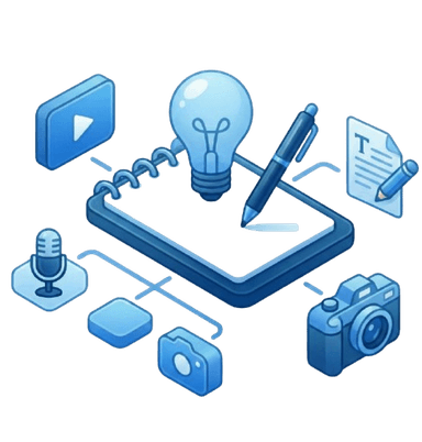 콘텐츠 기획 아이콘